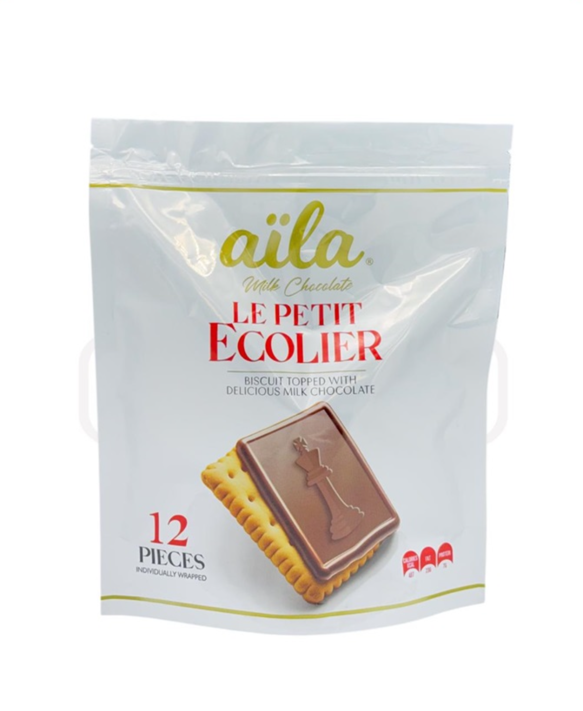 AILA LE PETIT ECOLIER MILK CHOCOLATE BISCUITS – 20G × 12 PCS