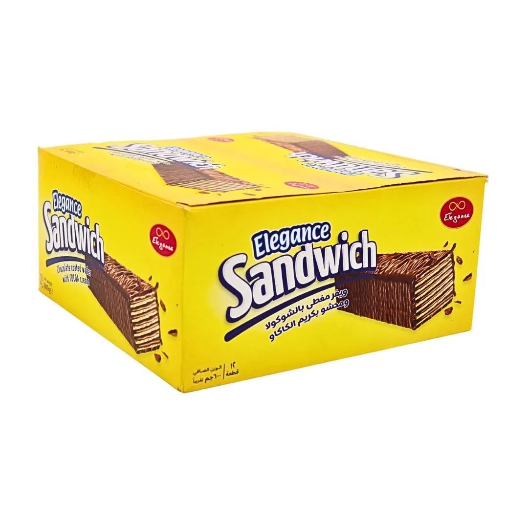 ELEGANCE SANDWHICH WAFER 12PCS