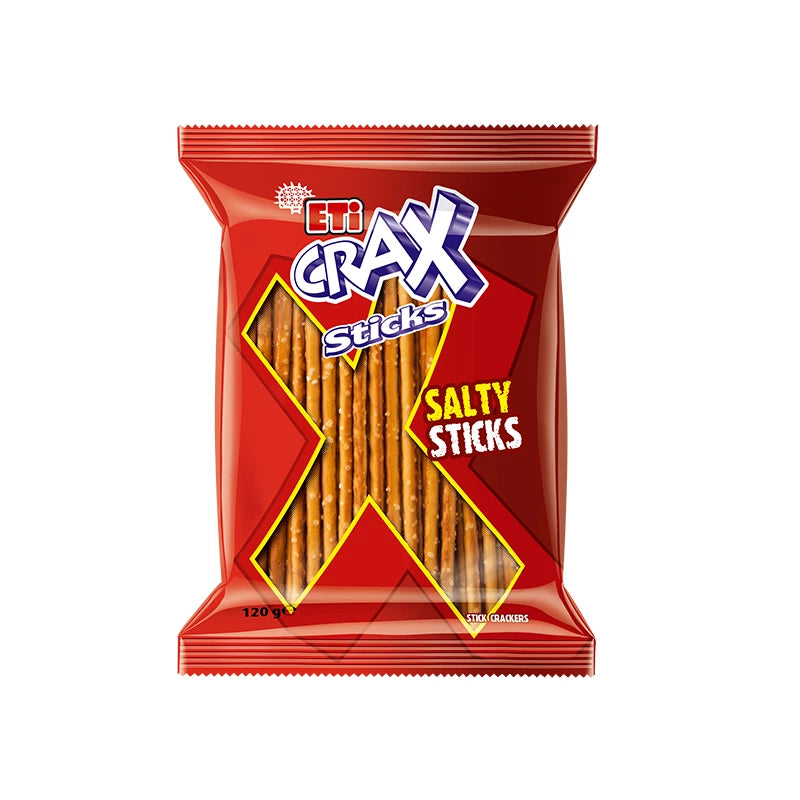 ETI CRAX PRETZEL STICKS 120G