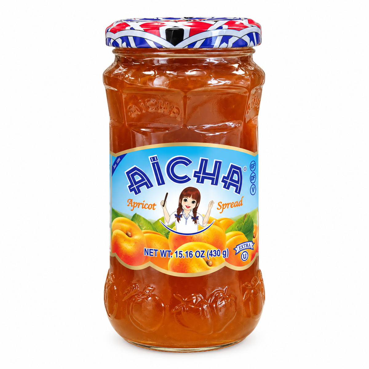 AICHA APRICOT JAM SPREAD – 15.16 OZ (430G)