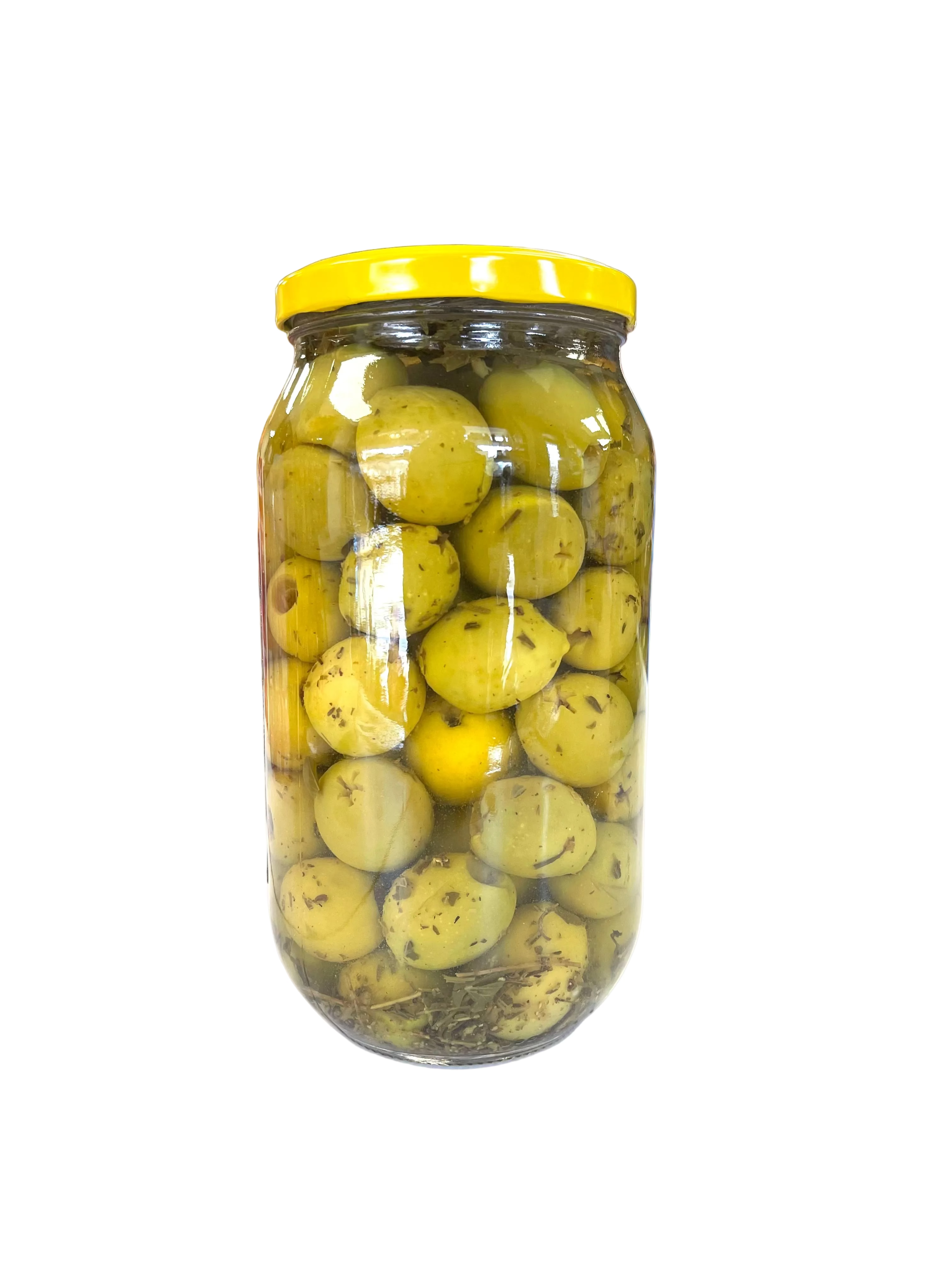 SULTAN GREEN OLIVES WITH THYME & SPICES 1KG