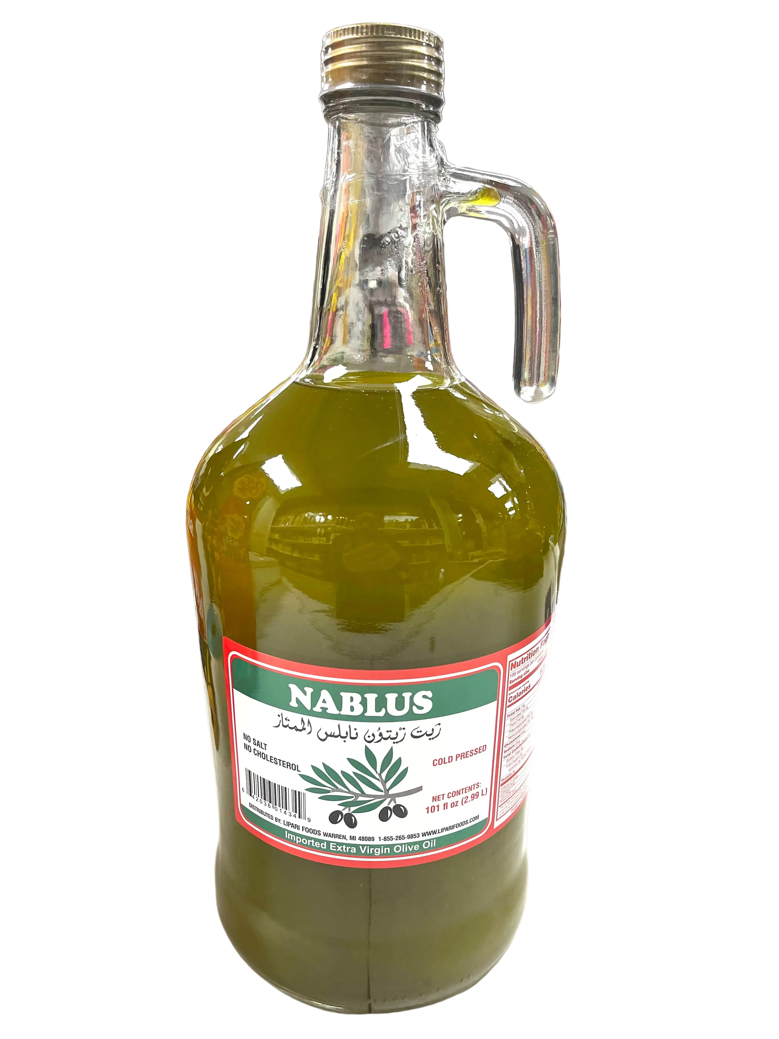 NABLUS  OLIVE OIL EXTRA VIRGIN 3LTR