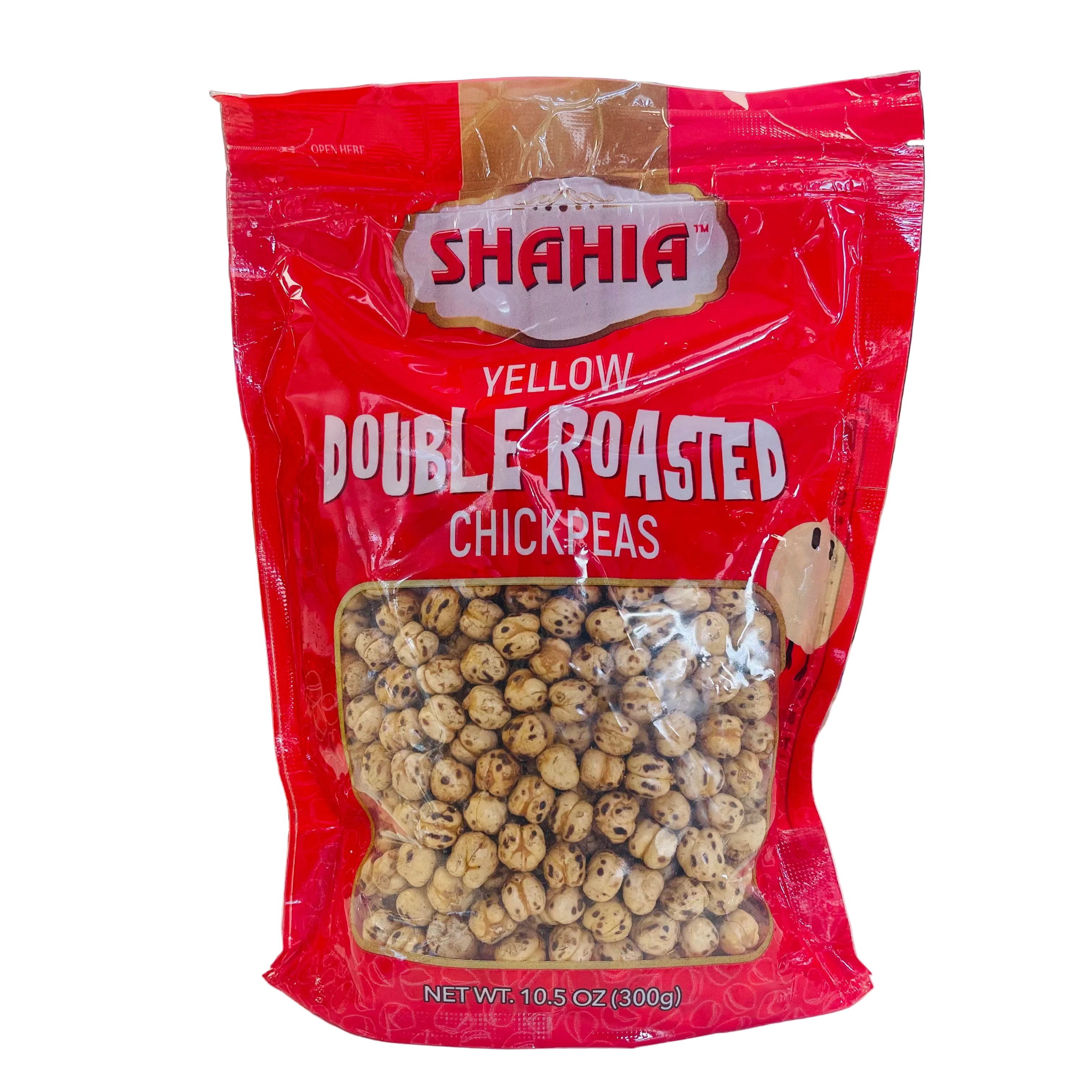 SHAHIA YELLOW DOUBLE ROASTED CHICKPEAS 10.5OZ (300G)