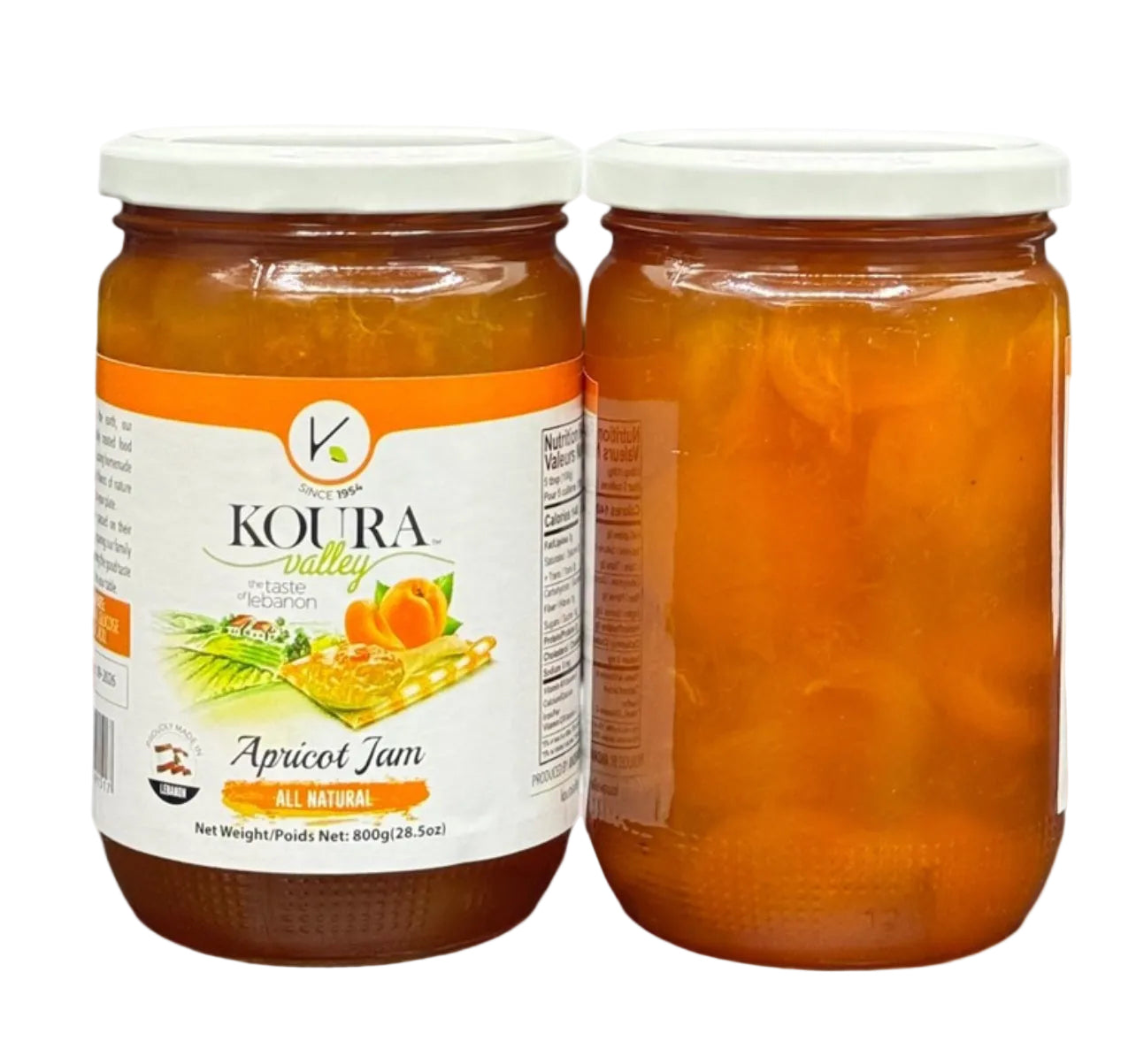 KOUR VALLEY APRICOT WHOLE 800G