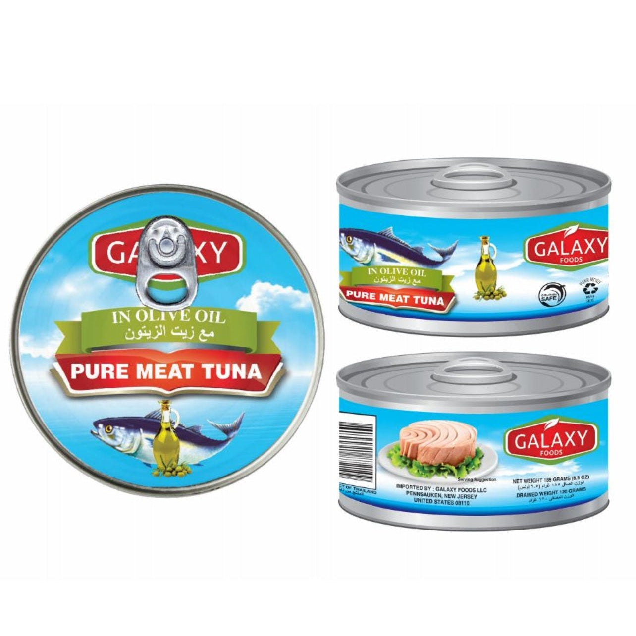 GALAXY TUNA SOLID WITH OLIV OIL 120GR