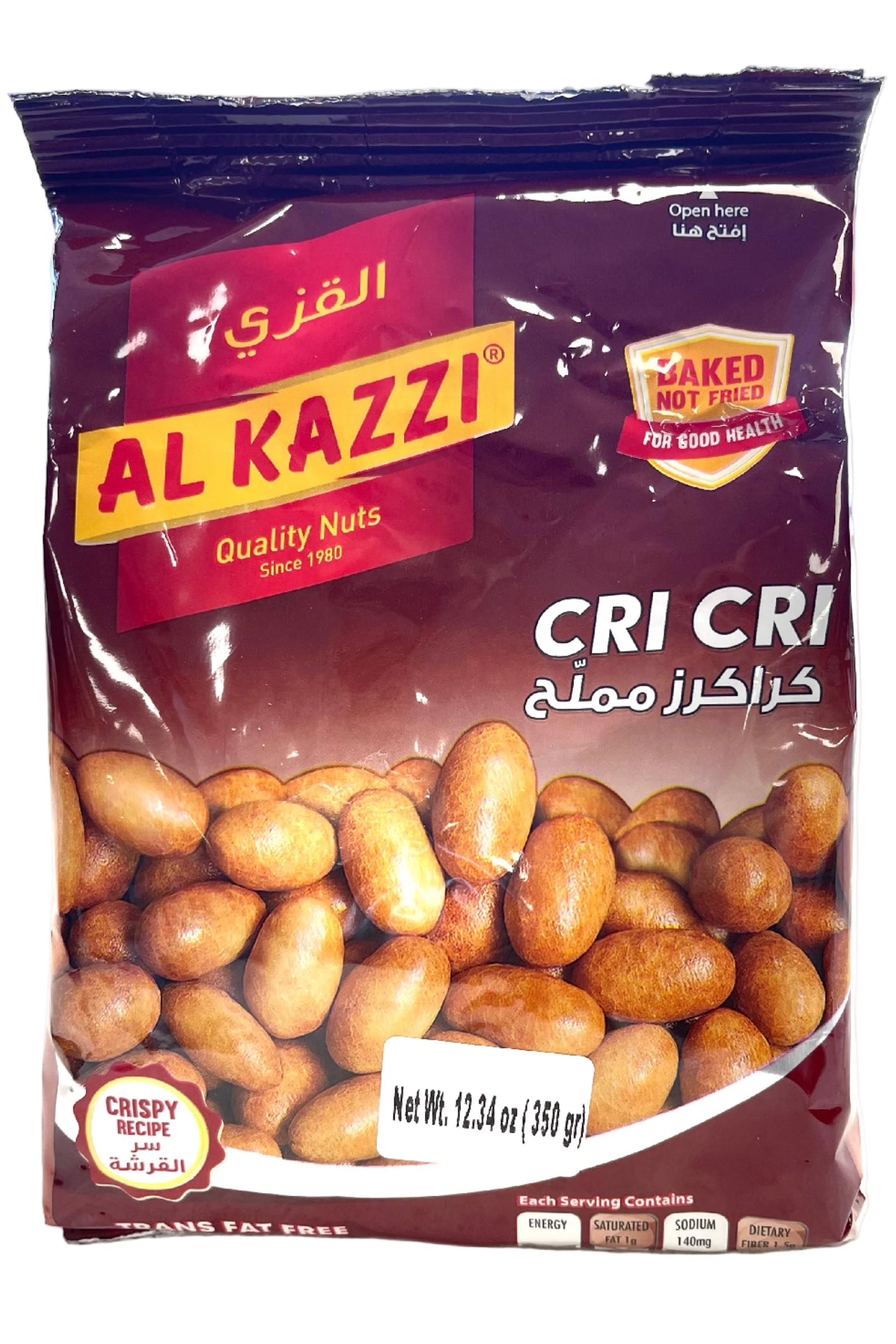 AL KAZZI CRI CRI CRISPY PEANUTS BAKED NOT FRIED 350G