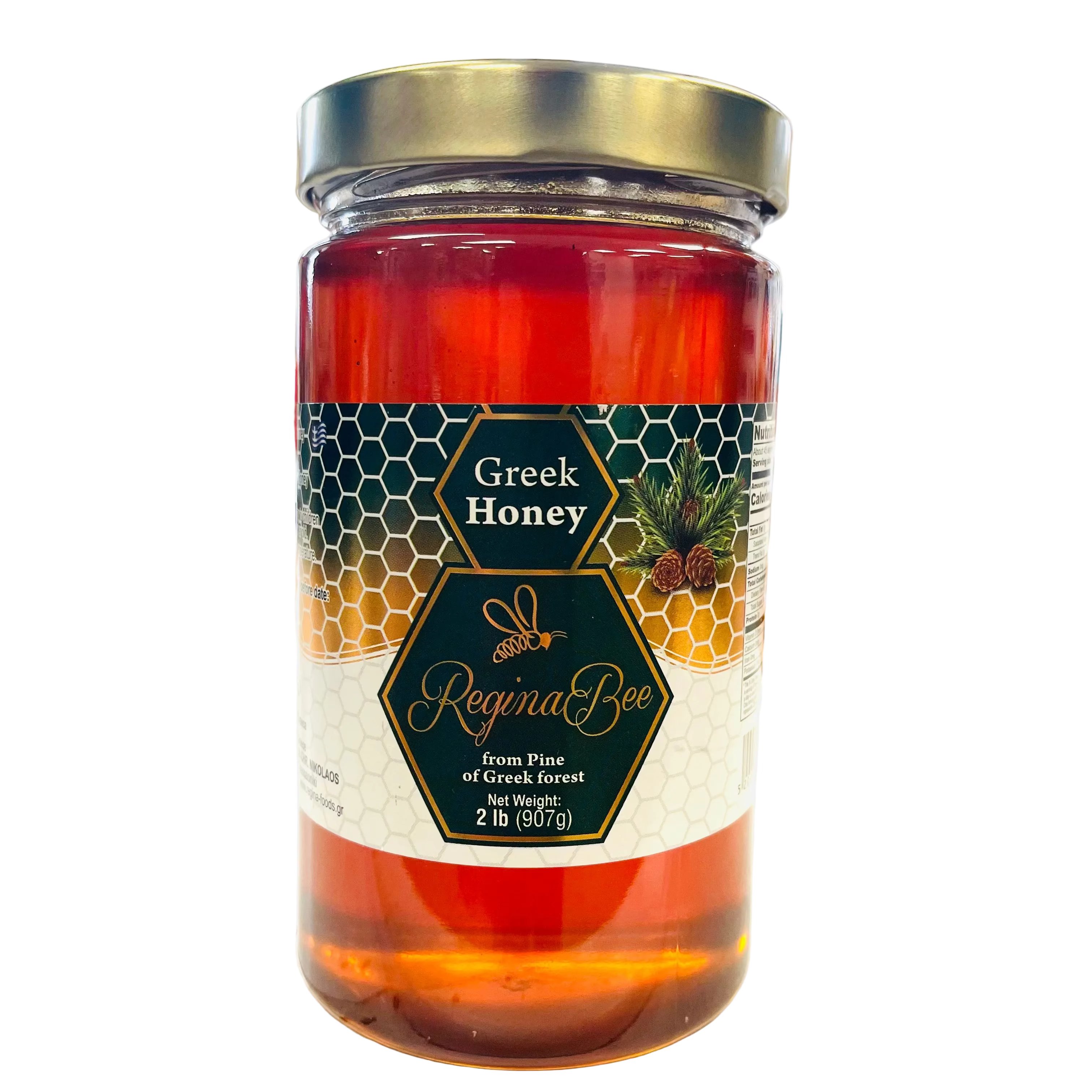 REGINA BEE GREEK PURE PINE HONEY- 2LB