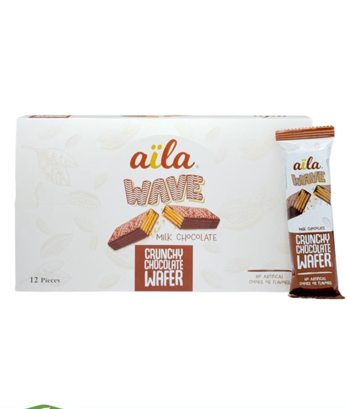 AILA CRUNCHY MLIK CHOCOLATE WAFER 38G – 12 PCS