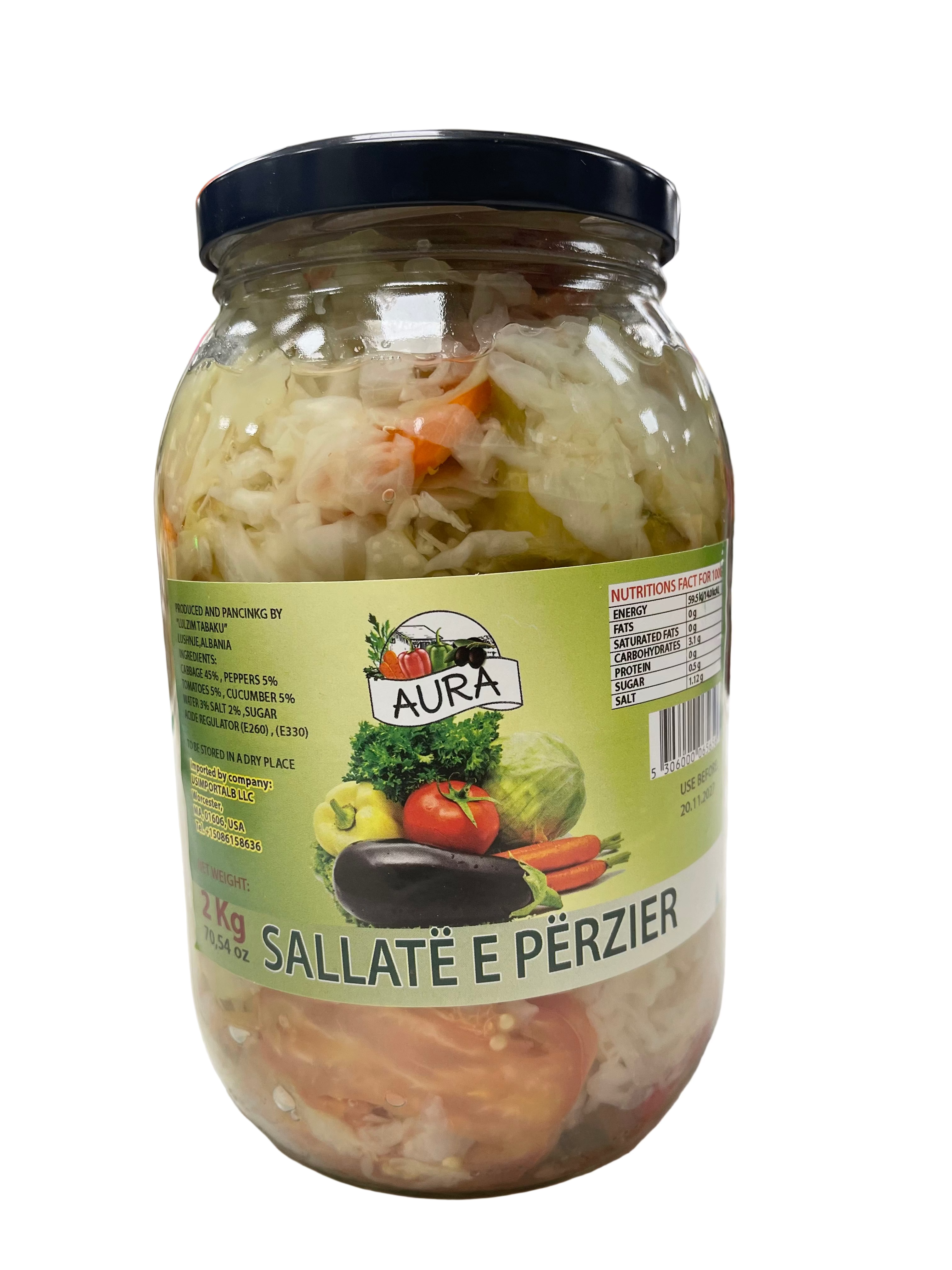 AURA SALAD MIX CABBAGE 2KG