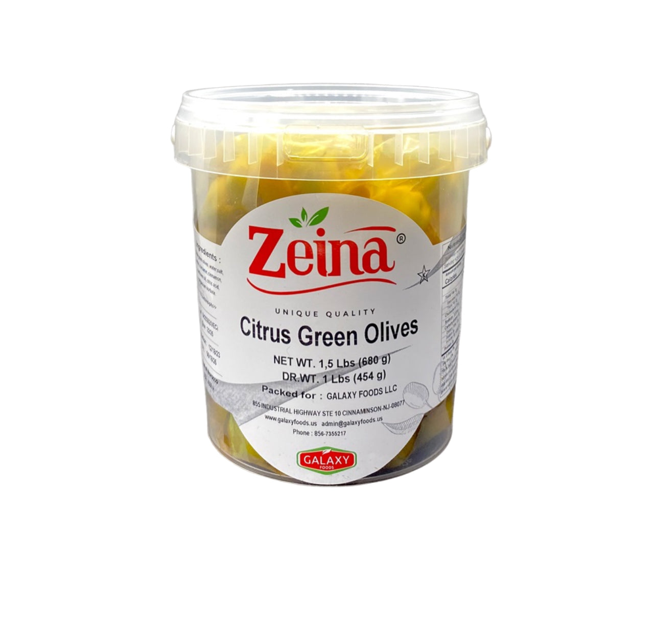 ZEINA CITUS GREEN OLIVES MIX 1LB