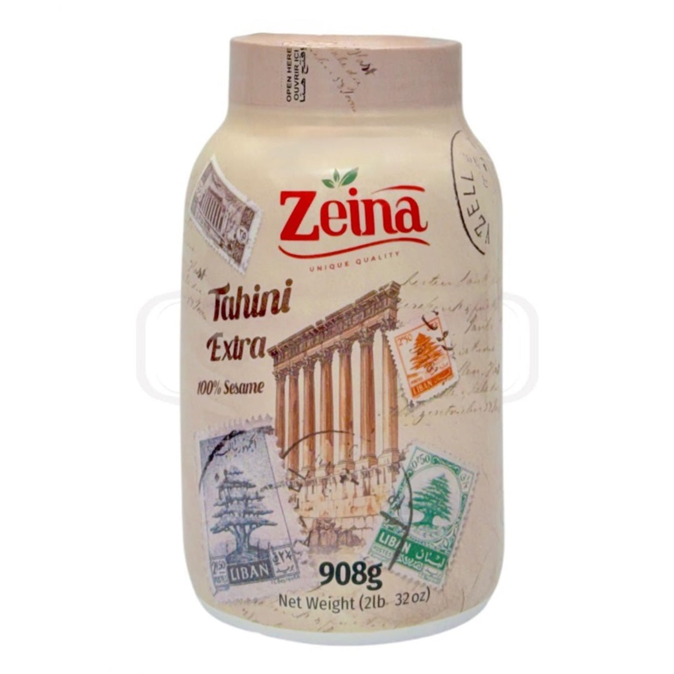 ZEINA TAHINI EXTRA 100% SESAME 908G (2LB)