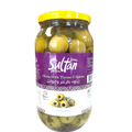 SULTAN GREEN OLIVES WITH THYME & SPICES 1KG