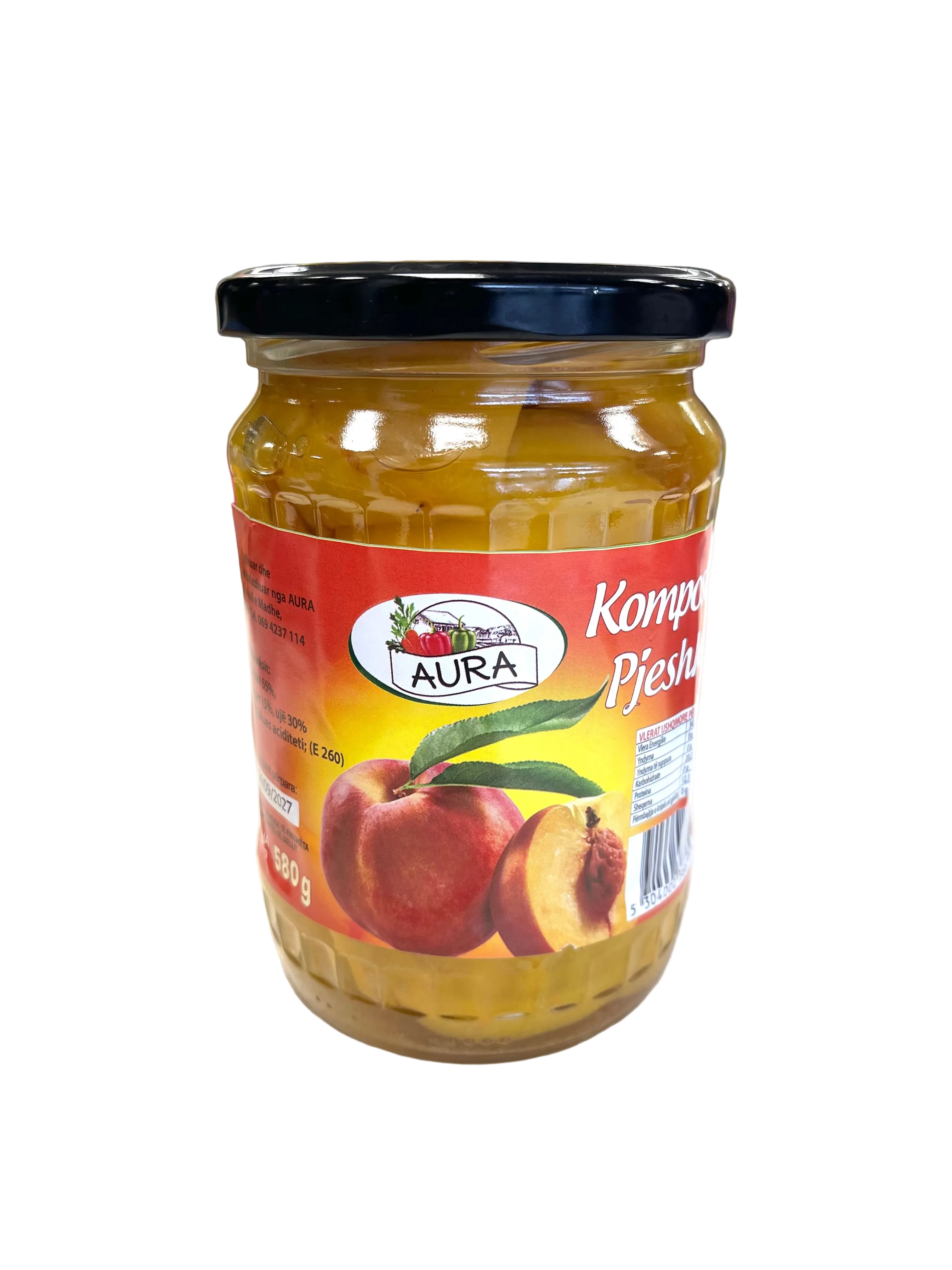 PEACH COMPOTE 580G