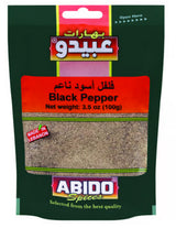 ABIDO BLACK PEPPER GROUND 3.5 OZ (100G)