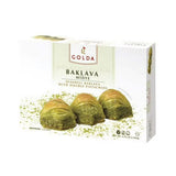 GOLDA MIDYE BAKLAVA DOUBLE PISTACHIO 9 SLICES 350G