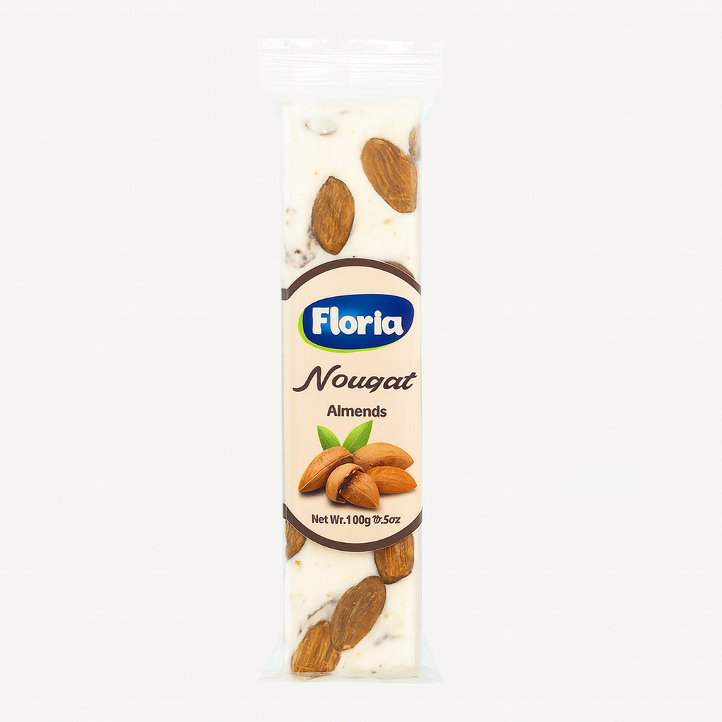 FLORIA NOUGAT HALVA W ALMOND 100G