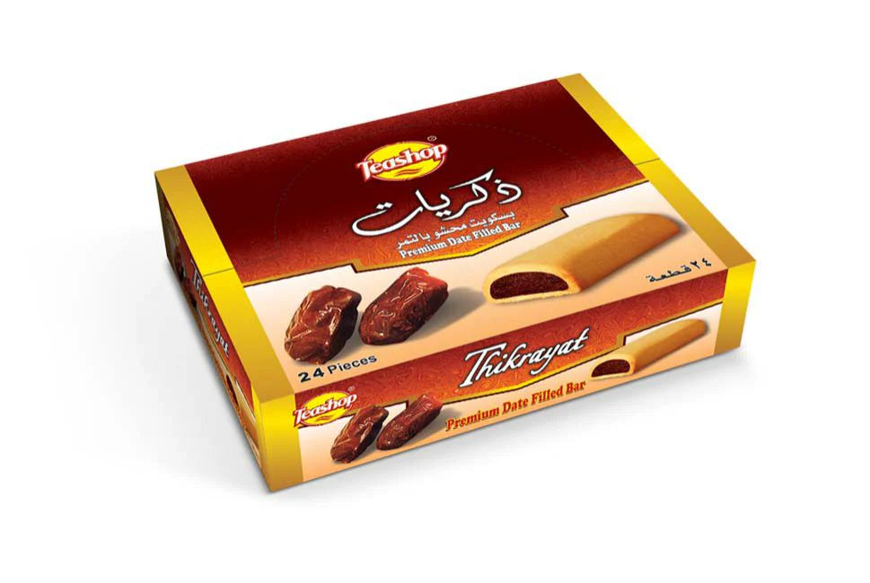 TEASHOP THIKRAYAT DATE BARS 24PCS
