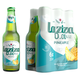 LAZIZA PINEAPPLE – NON-ALCOHOLIC MALT DRINK – 6 PACK