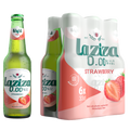 LAZIZA STRAWBERRY – NON-ALCOHOLIC MALT DRINK – 6 PACK