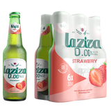 LAZIZA STRAWBERRY – NON-ALCOHOLIC MALT DRINK – 6 PACK