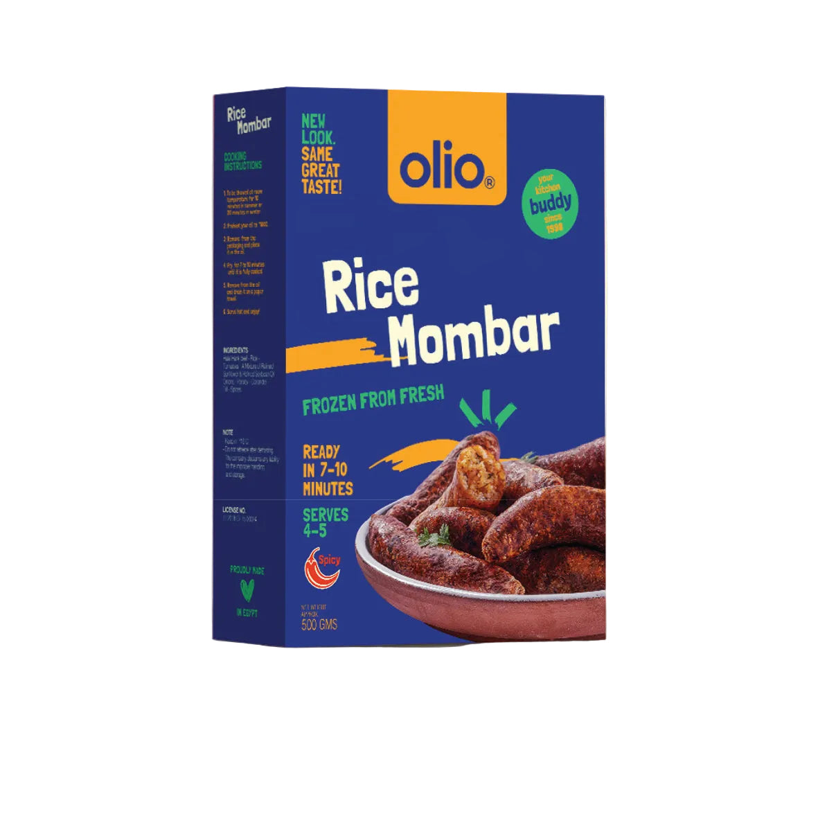 OLIO STUFFED BEEF SAUSAGES WITH RICE (MOMBAR) – 500G
