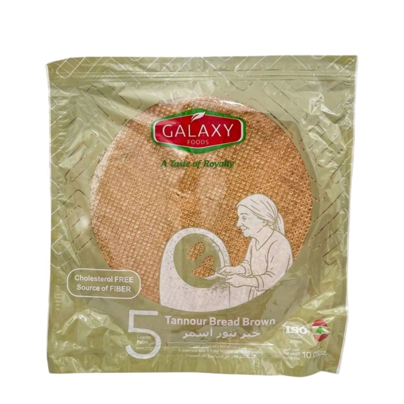 GALAXY TANNOUR BREAD BROWN 5 LOAVES (10 OZ)