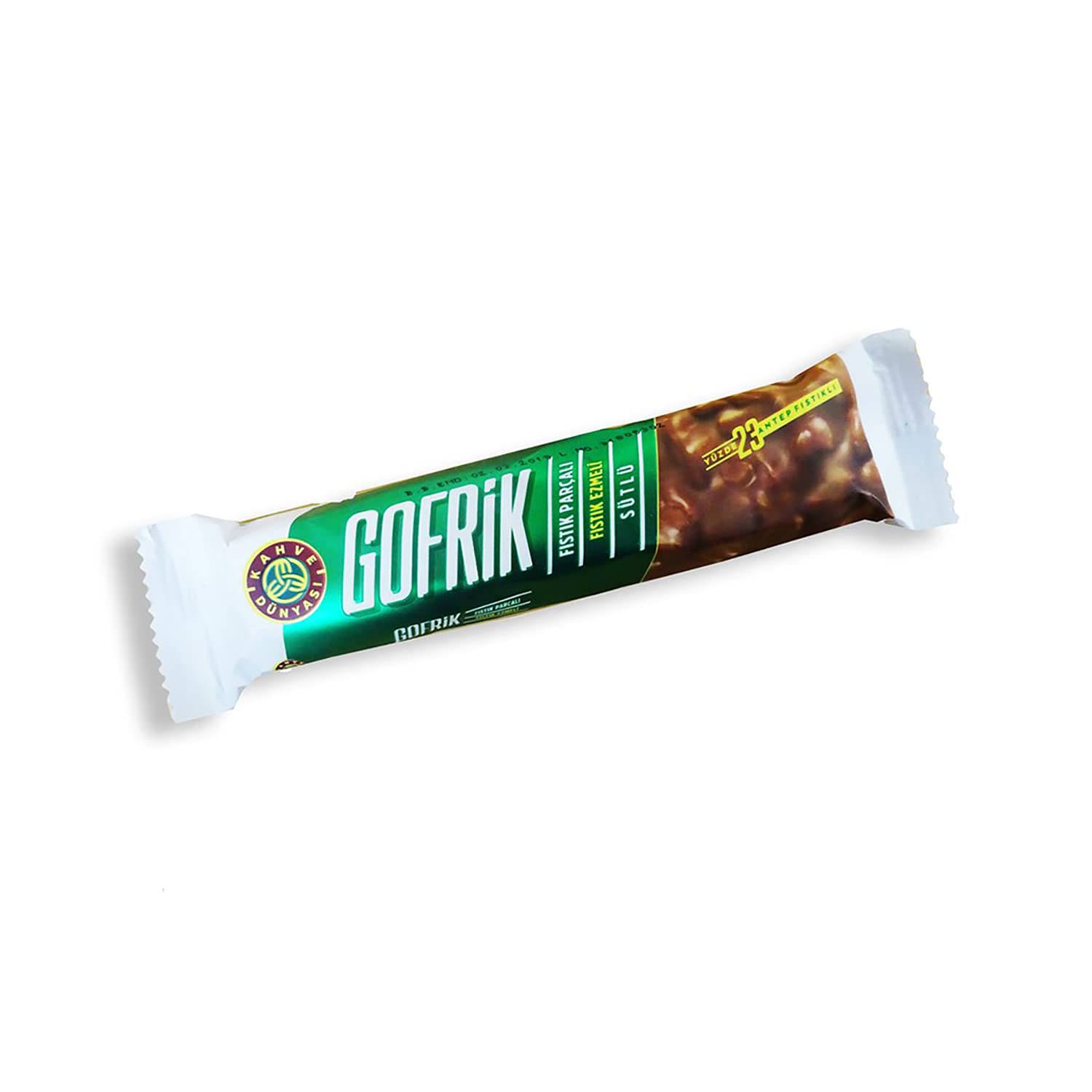 KAHVE DUNYASI GOFRIK PISTACHIO MILK CHOCOLATE WAFER 33G