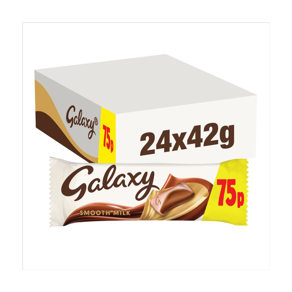 GALAXY CHOCOLATE SMOOTH MILK BAR 42G (24PACK)