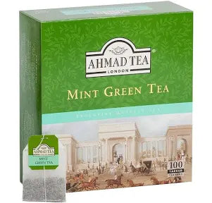AHMAD TEA MINT GREEN TEA -100 TEA BAGS