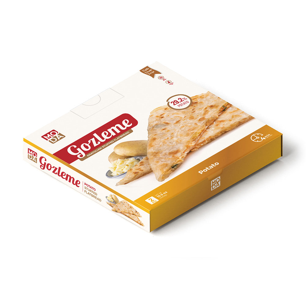 MODA GOZLEME STUFFED FLATBREAD – POTATO (2 PCS) -440G