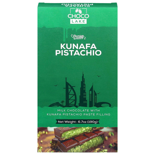 CHOCO LAKE KUNAFA PISTACHIO CHOCOLATE (DUBAI CHOCOLATE) – 190G