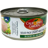 CALIFORNIA GARDEN SOLID PACK LIGHT TUNA IN OLIVE OIL 120G