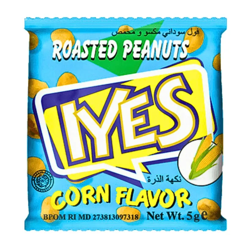 IYES ROSTED PEANUTS CORN FLVOR 5G -30 PACK