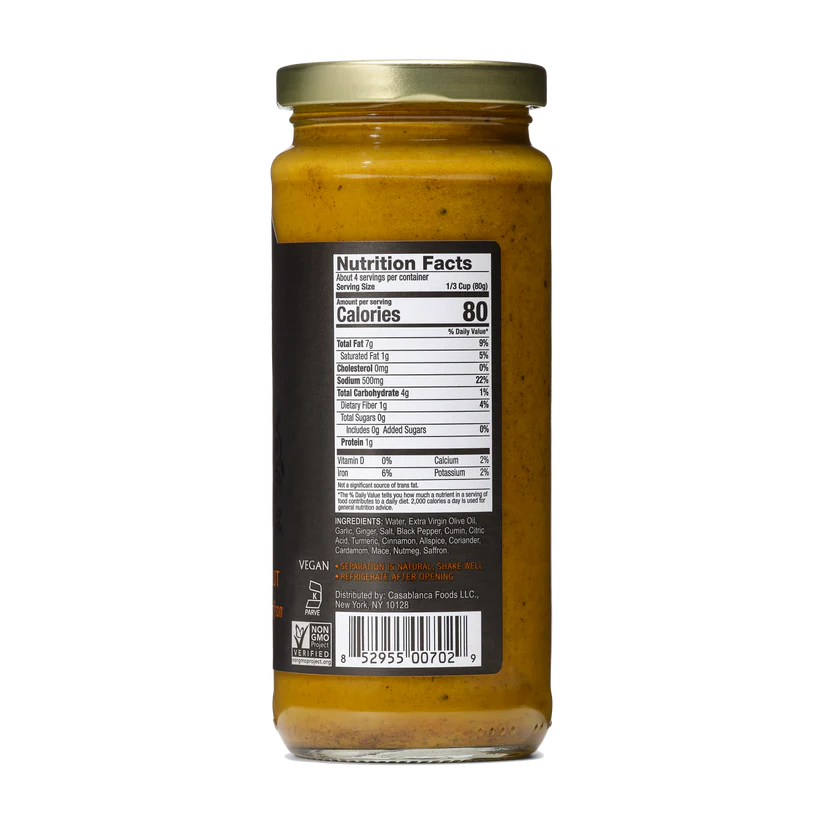 MINA TAGINE MOROCCAN -ROYAL RAS EL HANOUT SAUCE 12 OZ