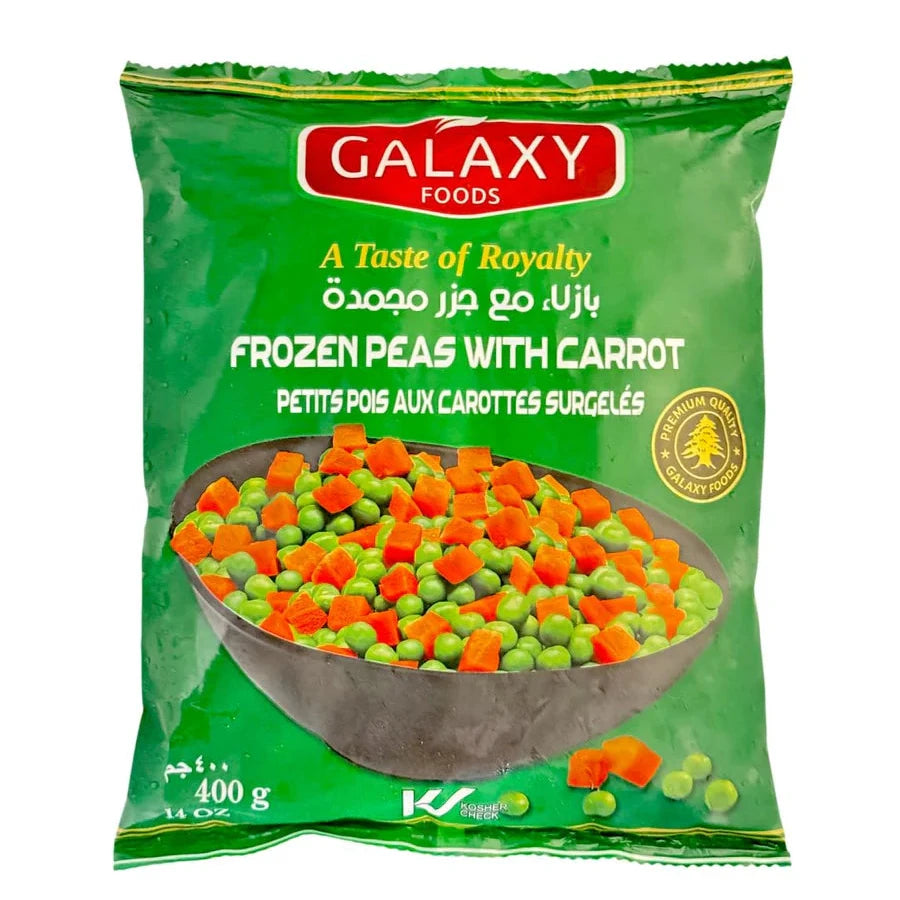 GALAXY PEAS WITH CARROT 400G