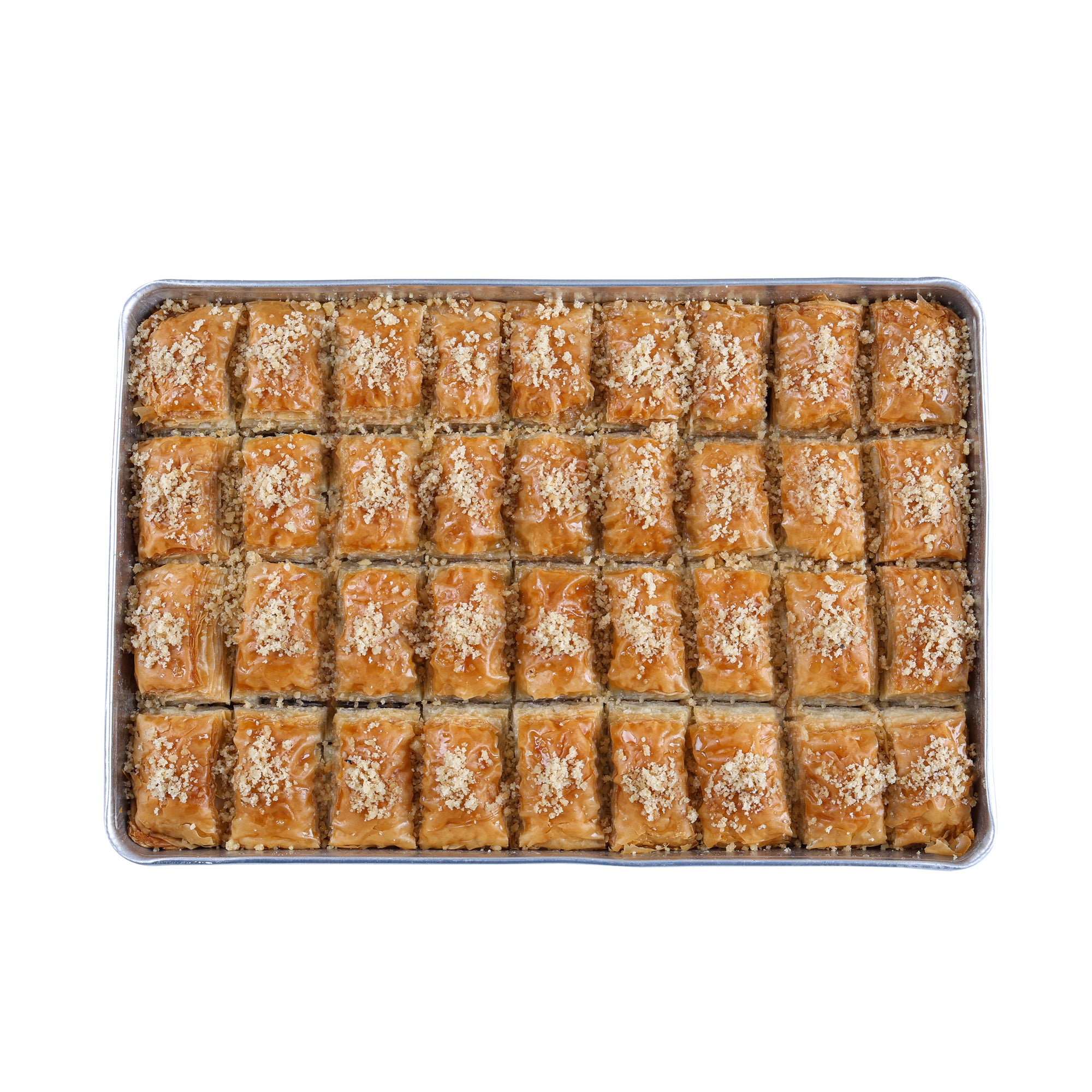 GOLDA BAKLAVA WITH DOUBLE WALNUTS 36 PCS 3.1 LB (1.4KG)