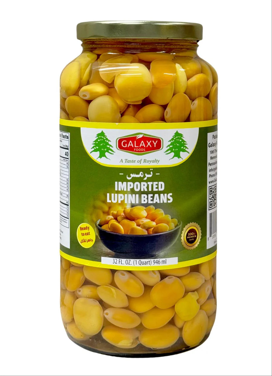 GALAXY IMPORTED LUPINE PICKLED BEANS – 32 FL OZ (946 ML)