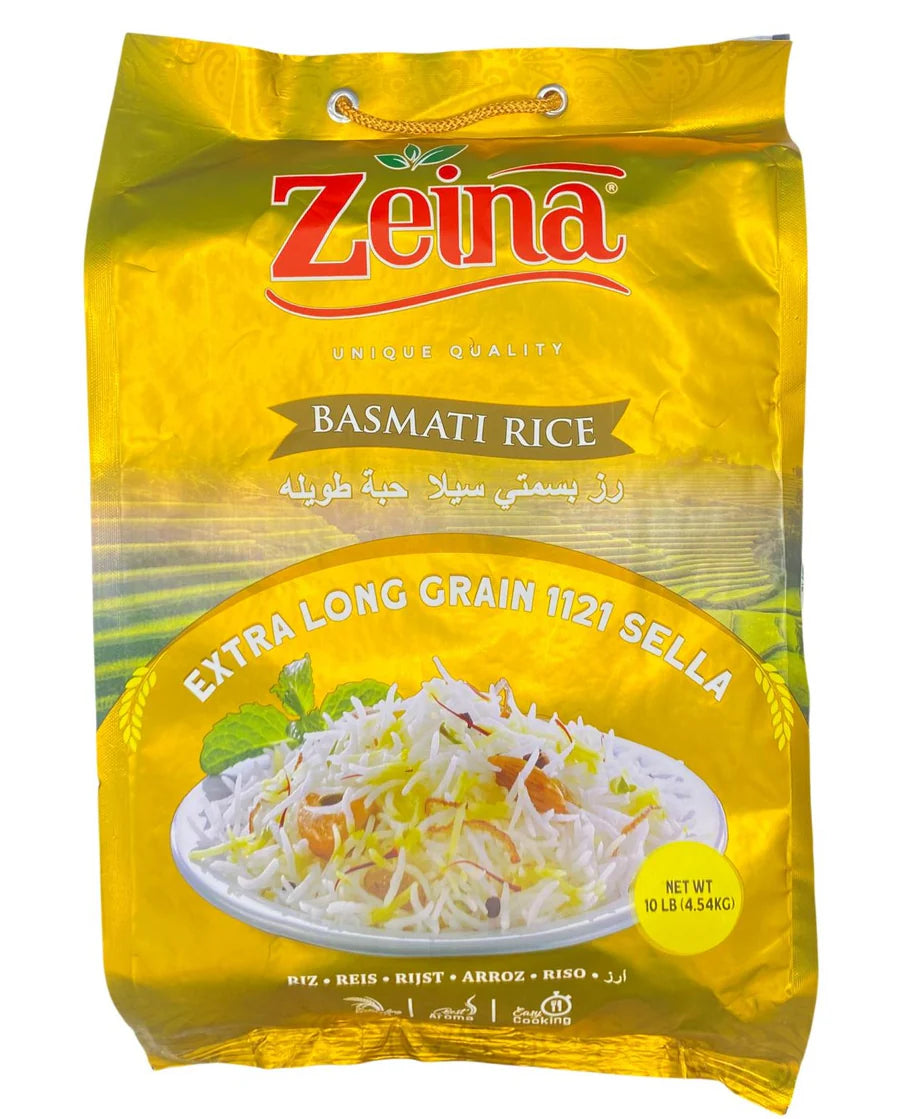 ZEINA SELLA BASMATI RICE 10 LB