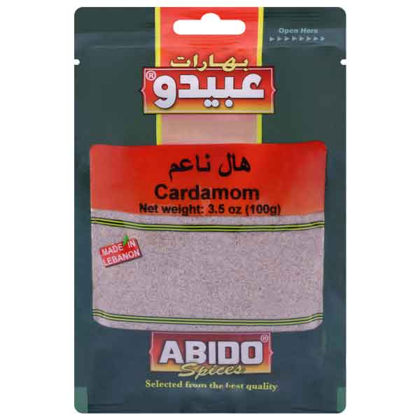 ABIDO CARDAMOM GROUND 3.5 OZ (100G)
