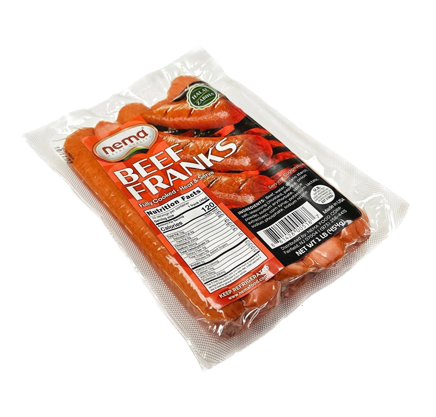 NEMA BEEF FRANKS