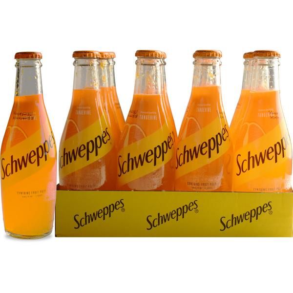 SCHWEPPES TIANGERINE  250ML 12 PACK