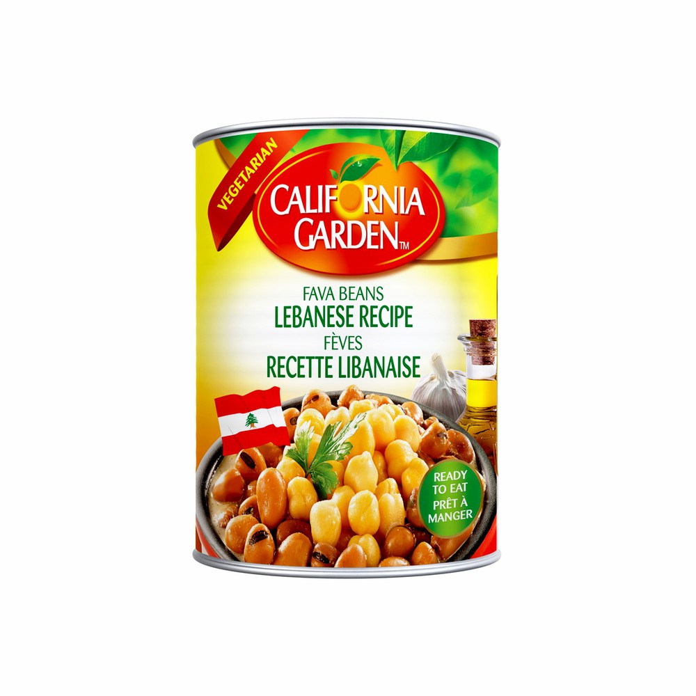 CALIFORNIA GARDEN FAVA BEAN LEBANESE  RECIPE 16OZ