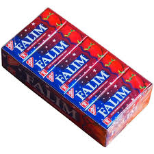 FALIM STRAWBERRY SUGAR FREE GUM 20 PACKS (5 PCS EACH)