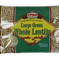 ZIYAD LARGE GREEN WHOLE LENTILS -2LB (907G)