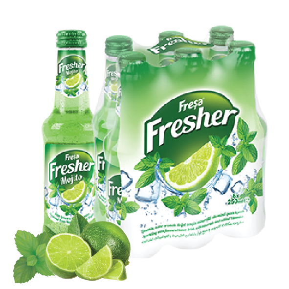FRESA FRESHER MOJITO SODA DRINK 250ML – 6 PACK
