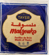 TAYEB MALSOUKA PASTRY SHEETS – 140G (10 SHEETS)
