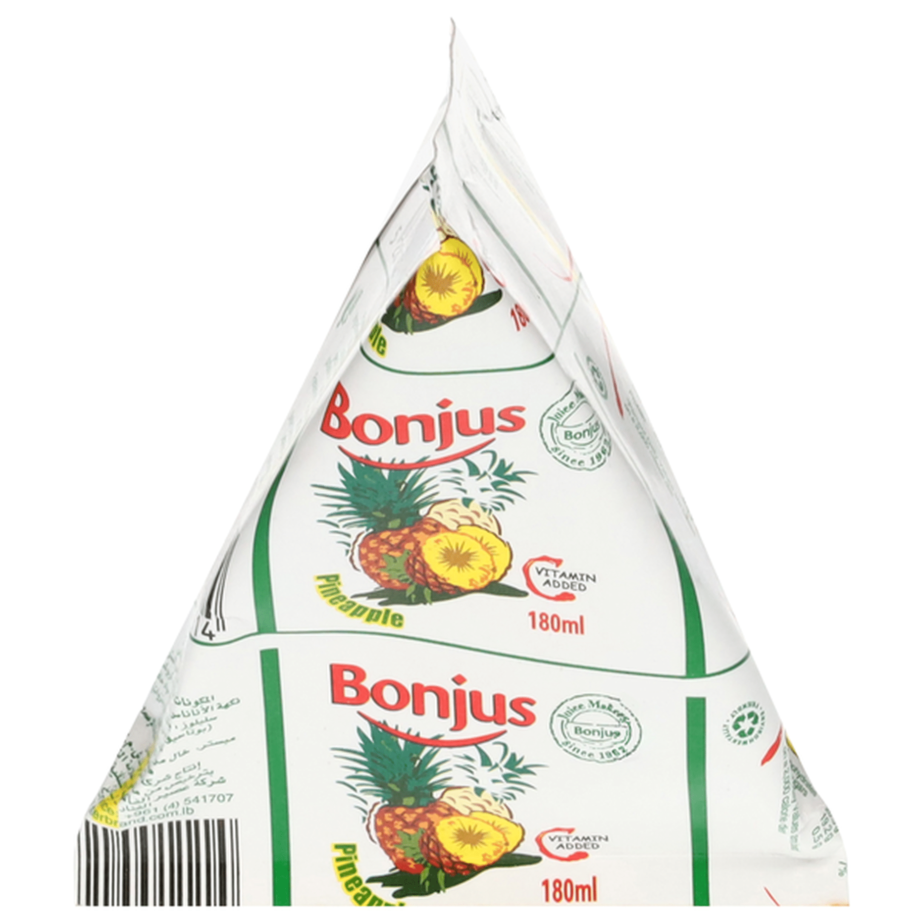 BONJUS PINEAPPLE JUICE DRINK – 6 FL OZ EACH, 21 PACK
