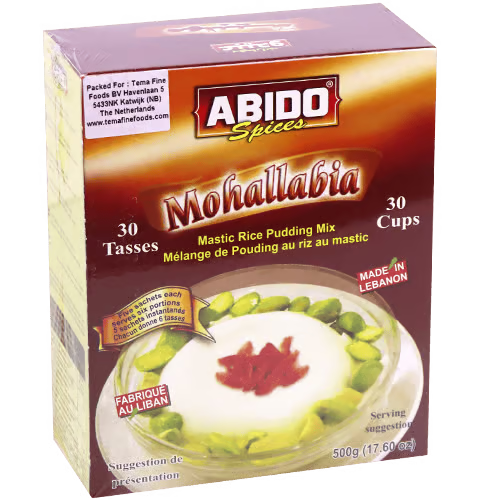 ABIDO MOHALLABIA (MASTIC RICE PUDDING MIX) – 500G