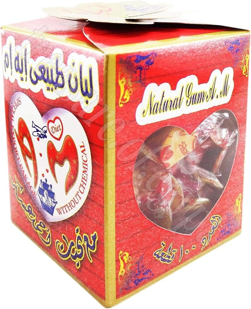 AM NATURAL HONEY MASTIC CHEWING GUM DIET 100 PACK