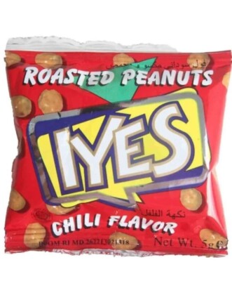 IYES ROASTED PEANUTS CHILI FLAVOR 5G - 30 PACK